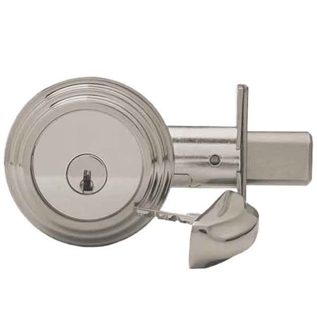 Medeco MEDECO:Residential BiLevel CAPTIVE  Deadbolt - 2-3/8" - Satin Nickel 11JR533-19-DLT